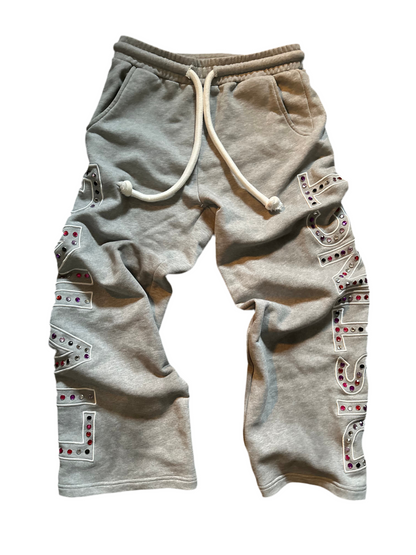 Living Distinct gemstone roadwork sweatpants pants